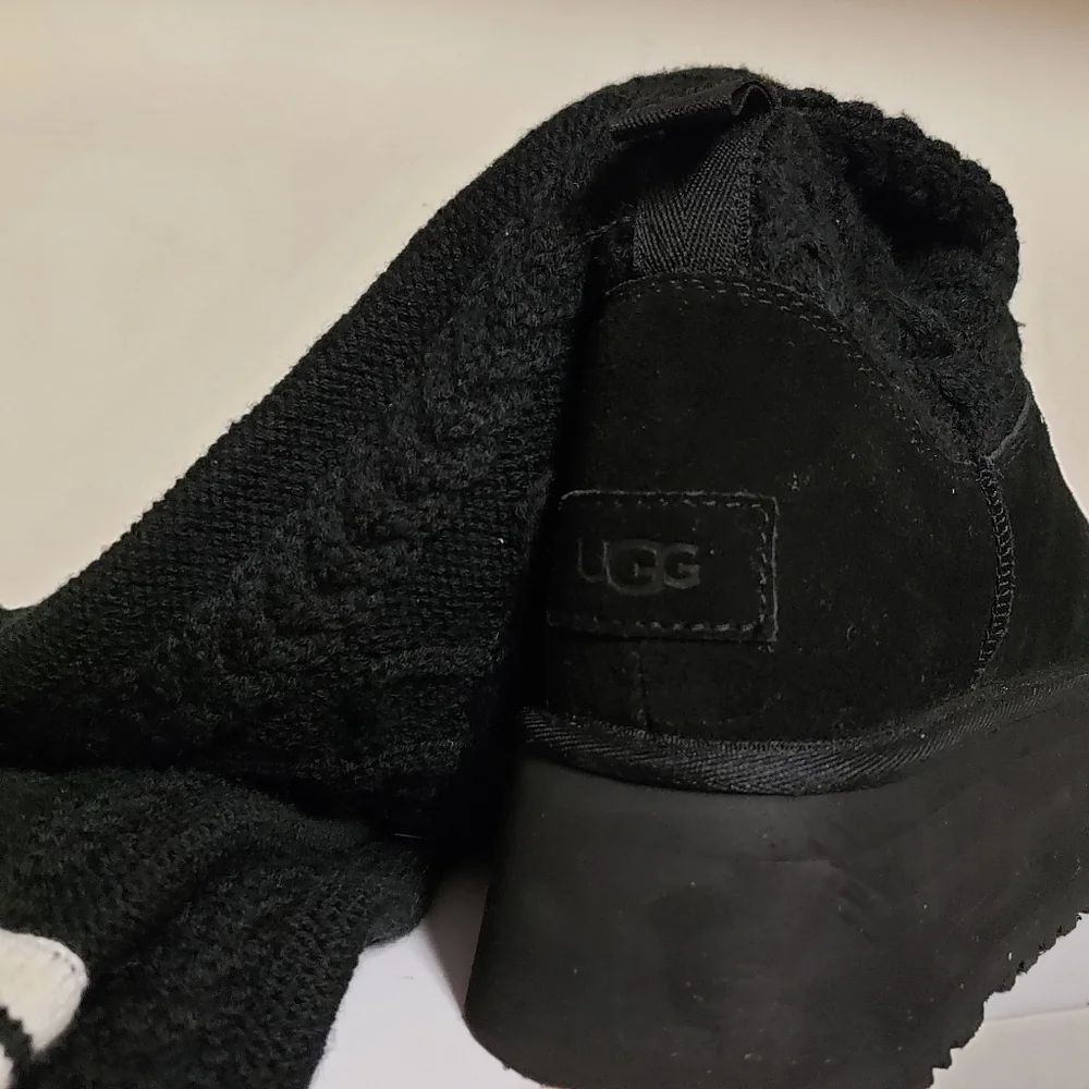 UGG Classic Sweater Letter Tall Boot - Picture 4 of 5